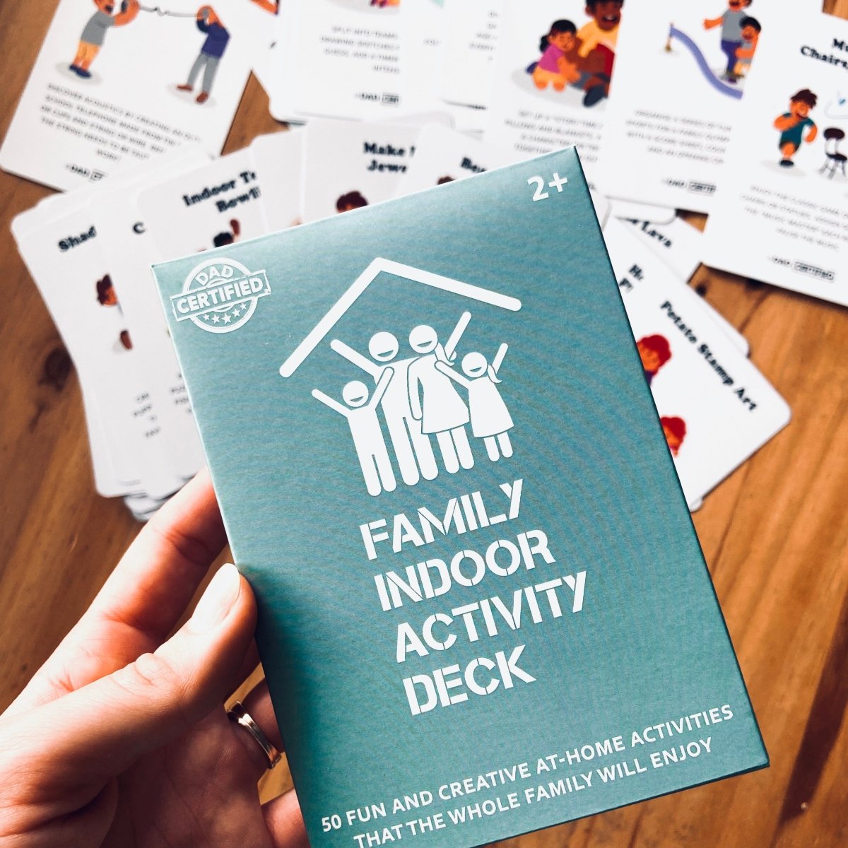 Family Indoor Activity Deck - Dad Certified®
