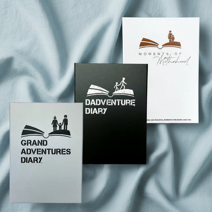 Dadventure Diary + Moments of Motherhood Diary + Grand Adventures Diary Box Sets by Dad Certified®